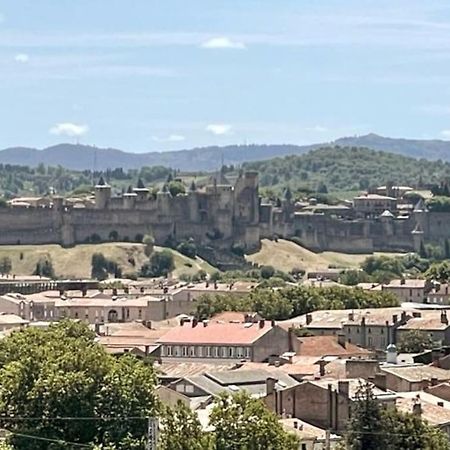 カルカソンヌLe Panoramique - Sublime Vue Sur La Citeアパートメント エクステリア 写真